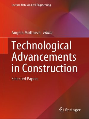 cover image of Technological Advancements in Construction